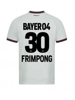 Bayer Leverkusen Jeremie Frimpong #30 Auswärtstrikot 2023-24 Kurzarm